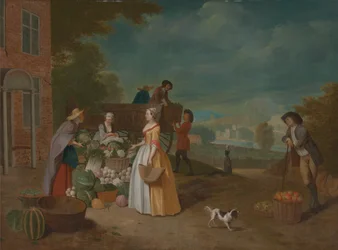 Grøntsags sælgeren